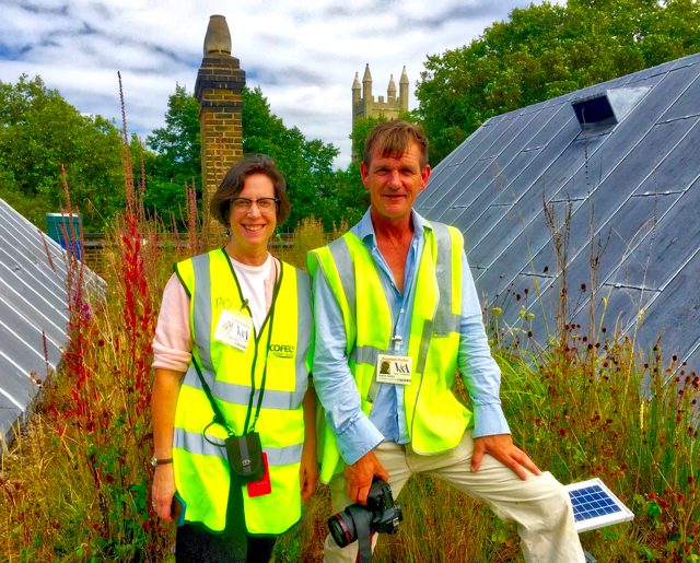 Amy Chomowicz from PDX on the wetland roof V&A, London